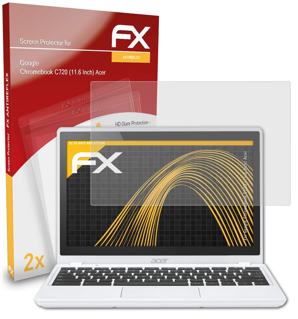 atFoliX FX-Antireflex Displayschutzfolie für Google Chromebook C720 (11.6 Inch) (Acer)