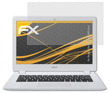 Panzerfolie atFoliX kompatibel mit Google Chromebook CB5 Acer, entspiegelnde und stoßdämpfende FX (2X)