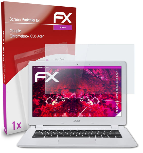 atFoliX FX-Hybrid-Glass Panzerglasfolie für Google Chromebook CB5 (Acer)