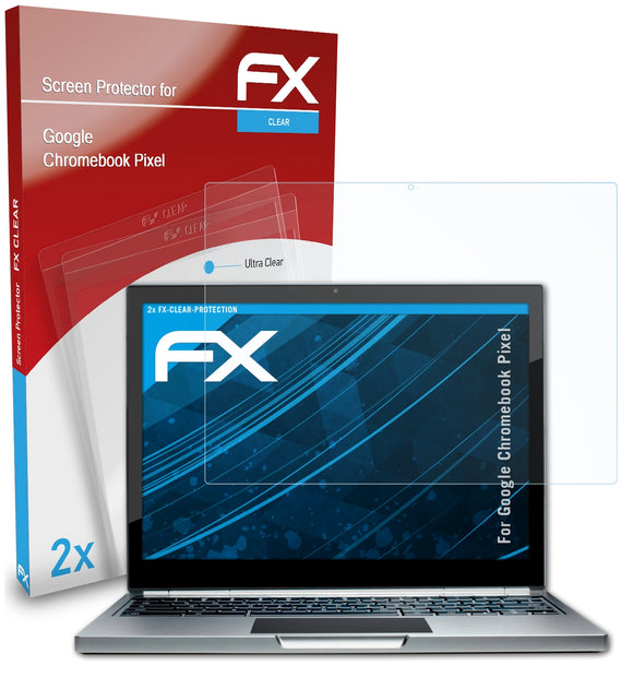 atFoliX FX-Clear Schutzfolie für Google Chromebook Pixel