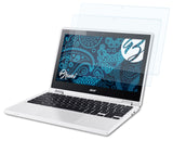 Schutzfolie Bruni kompatibel mit Google Chromebook R11 Acer, glasklare (2X)