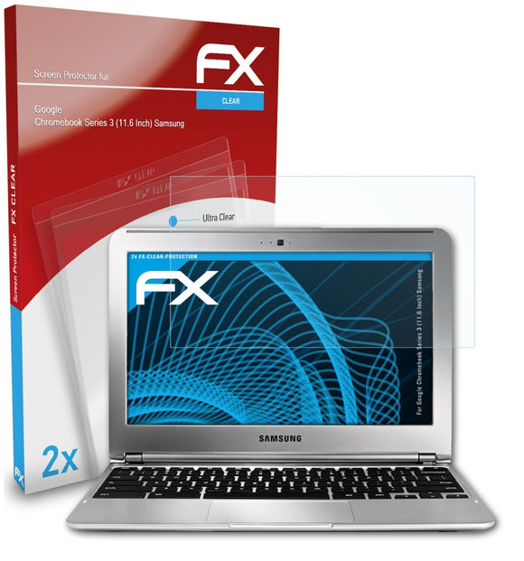 atFoliX FX-Clear Schutzfolie für Google Chromebook Series 3 (11.6 Inch) (Samsung)