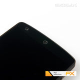 Panzerfolie atFoliX kompatibel mit Google Nexus 5, entspiegelnde und stoßdämpfende FX (3X)