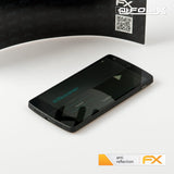 Panzerfolie atFoliX kompatibel mit Google Nexus 5, entspiegelnde und stoßdämpfende FX (3X)