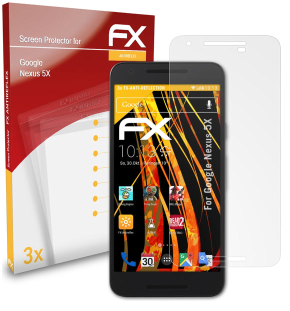 atFoliX FX-Antireflex Displayschutzfolie für Google Nexus 5X