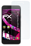 Glasfolie atFoliX kompatibel mit Google Nexus 5X, 9H Hybrid-Glass FX