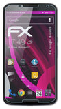 Glasfolie atFoliX kompatibel mit Google Nexus 6, 9H Hybrid-Glass FX