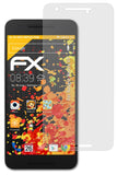 Panzerfolie atFoliX kompatibel mit Google Nexus 6P, entspiegelnde und stoßdämpfende FX (3X)