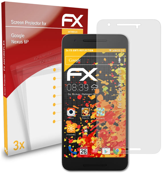 atFoliX FX-Antireflex Displayschutzfolie für Google Nexus 6P