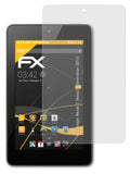 Panzerfolie atFoliX kompatibel mit Google Nexus 7 (Asus) 1.Generation 2012, entspiegelnde und stoßdämpfende FX (2X)