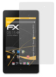 Panzerfolie atFoliX kompatibel mit Google Nexus 7 (Asus) 2.Generation 2013, entspiegelnde und stoßdämpfende FX (2X)