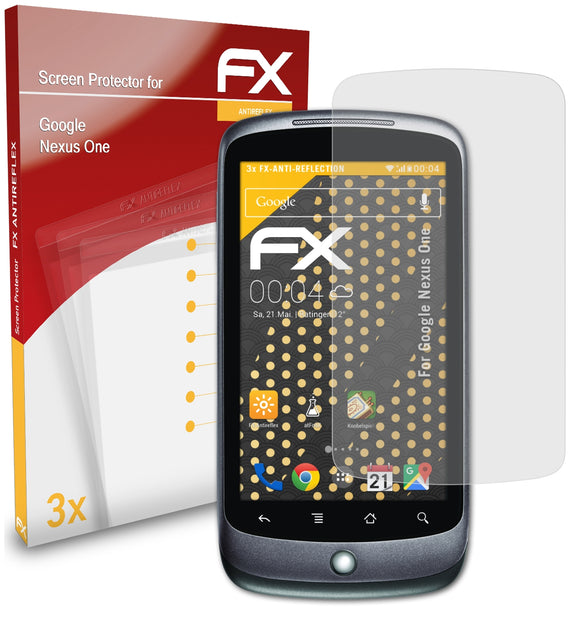 atFoliX FX-Antireflex Displayschutzfolie für Google Nexus One
