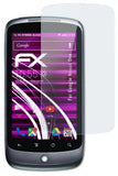 Glasfolie atFoliX kompatibel mit Google Nexus One, 9H Hybrid-Glass FX