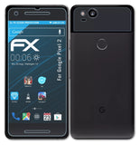 Schutzfolie atFoliX kompatibel mit Google Pixel 2, ultraklare FX (3er Set)