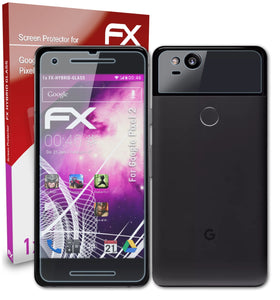 atFoliX FX-Hybrid-Glass Panzerglasfolie für Google Pixel 2