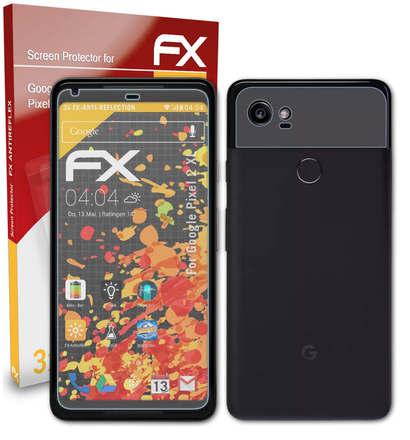 atFoliX FX-Antireflex Displayschutzfolie für Google Pixel 2 XL