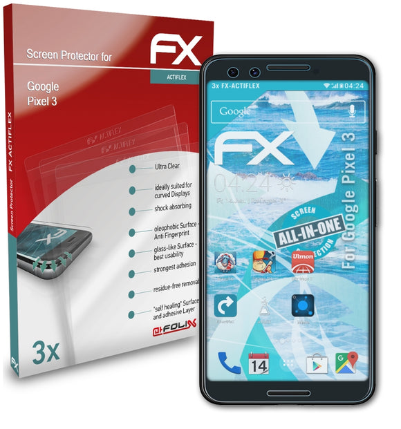 atFoliX FX-ActiFleX Displayschutzfolie für Google Pixel 3