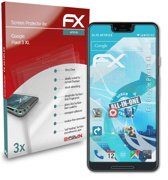 atFoliX FX-ActiFleX Displayschutzfolie für Google Pixel 3 XL