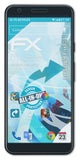 Schutzfolie atFoliX passend für Google Pixel 3a, ultraklare und flexible FX (3X)