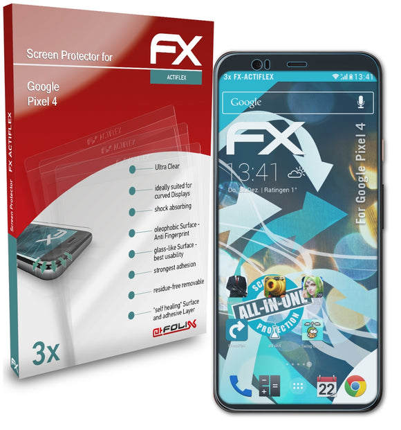 atFoliX FX-ActiFleX Displayschutzfolie für Google Pixel 4