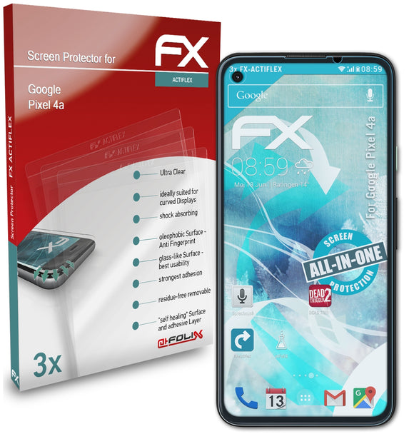 atFoliX FX-ActiFleX Displayschutzfolie für Google Pixel 4a
