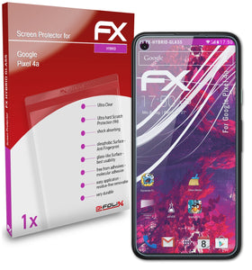 atFoliX FX-Hybrid-Glass Panzerglasfolie für Google Pixel 4a