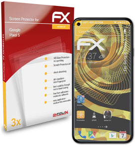atFoliX FX-Antireflex Displayschutzfolie für Google Pixel 5