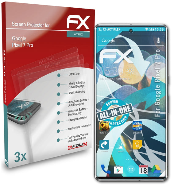 atFoliX FX-ActiFleX Displayschutzfolie für Google Pixel 7 Pro