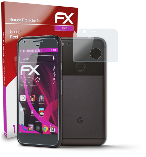 atFoliX FX-Hybrid-Glass Panzerglasfolie für Google Pixel