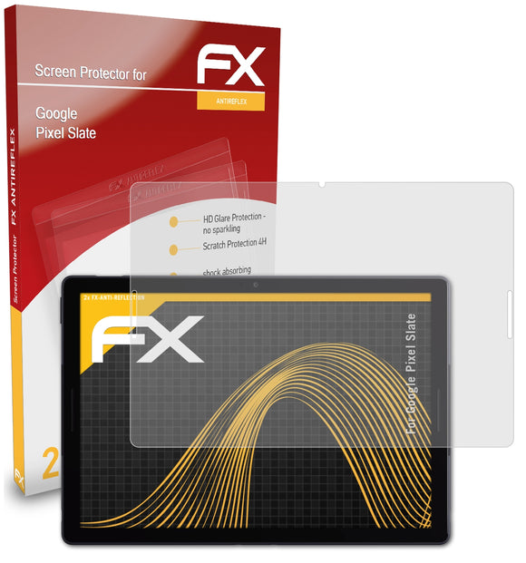 atFoliX FX-Antireflex Displayschutzfolie für Google Pixel Slate