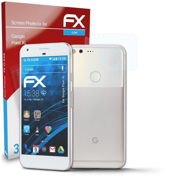 atFoliX FX-Clear Schutzfolie für Google Pixel XL