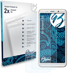 Bruni Basics-Clear Displayschutzfolie für Gooweel S9