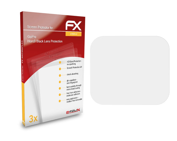atFoliX FX-Antireflex Displayschutzfolie für GoPro Hero9 Black (Lens Protection)
