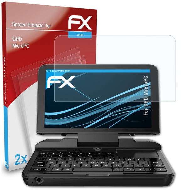 atFoliX FX-Clear Schutzfolie für GPD MicroPC