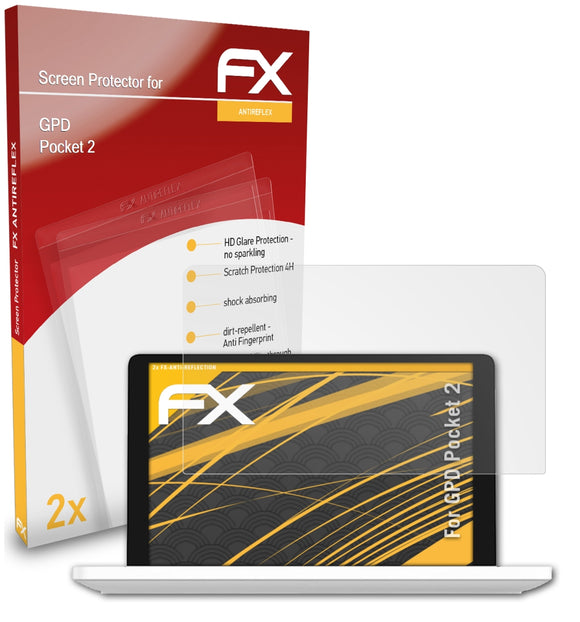 atFoliX FX-Antireflex Displayschutzfolie für GPD Pocket 2