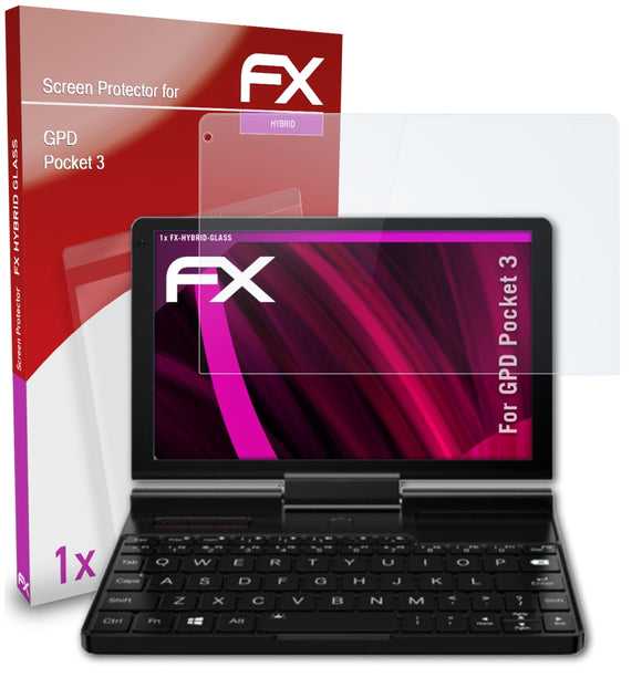 atFoliX FX-Hybrid-Glass Panzerglasfolie für GPD Pocket 3