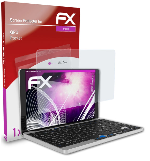 atFoliX FX-Hybrid-Glass Panzerglasfolie für GPD Pocket