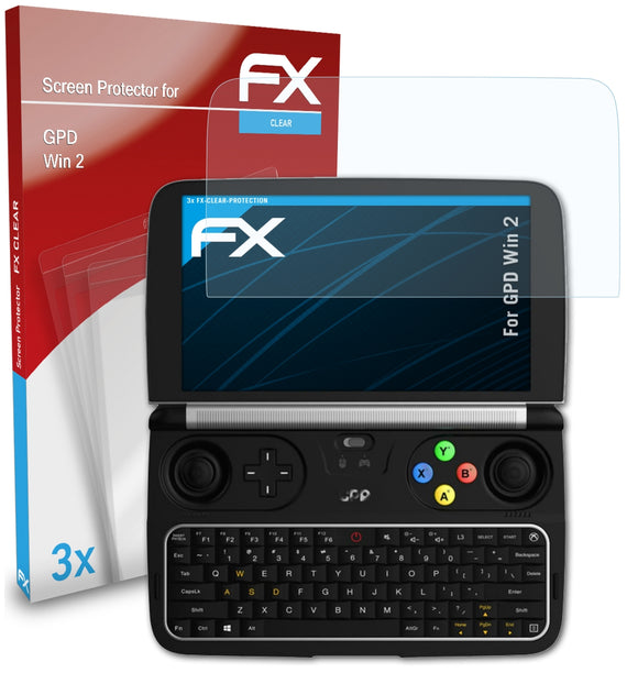 atFoliX FX-Clear Schutzfolie für GPD Win 2