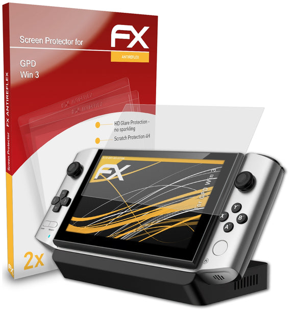 atFoliX FX-Antireflex Displayschutzfolie für GPD Win 3