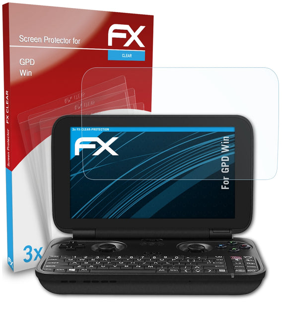 atFoliX FX-Clear Schutzfolie für GPD Win