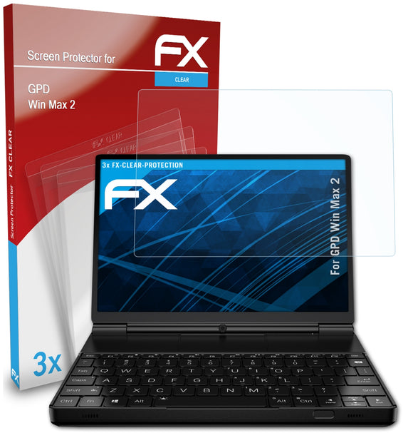 atFoliX FX-Clear Schutzfolie für GPD Win Max 2