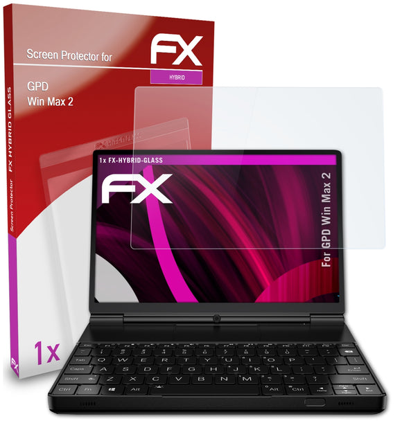 atFoliX FX-Hybrid-Glass Panzerglasfolie für GPD Win Max 2