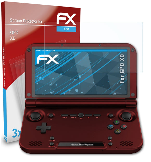 atFoliX FX-Clear Schutzfolie für GPD XD