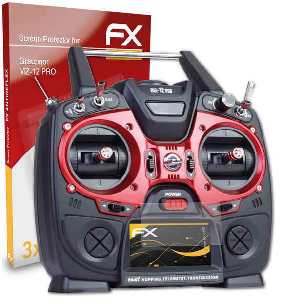 atFoliX FX-Antireflex Displayschutzfolie für Graupner MZ-12 PRO