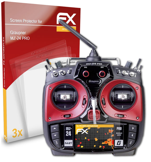 atFoliX FX-Antireflex Displayschutzfolie für Graupner MZ-24 PRO