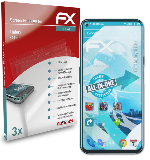 atFoliX FX-ActiFleX Displayschutzfolie für Hafury GT20