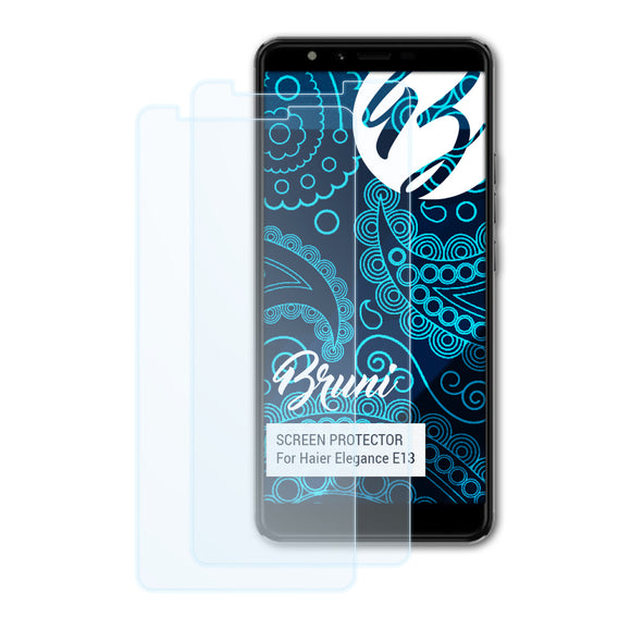 Bruni Basics-Clear Displayschutzfolie für Haier Elegance E13