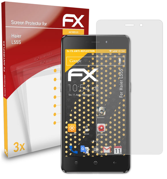 atFoliX FX-Antireflex Displayschutzfolie für Haier L55S