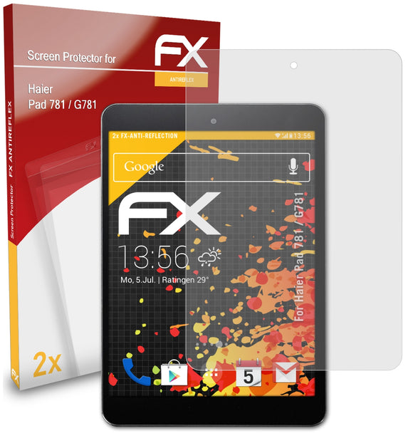 atFoliX FX-Antireflex Displayschutzfolie für Haier Pad 781 / G781