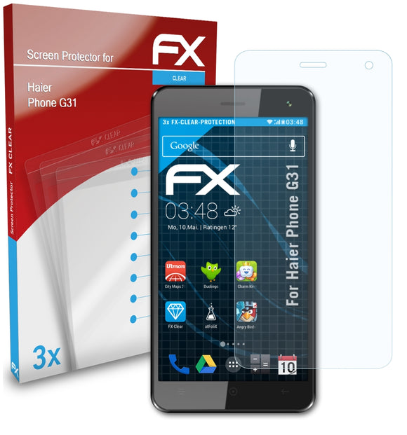 atFoliX FX-Clear Schutzfolie für Haier Phone G31